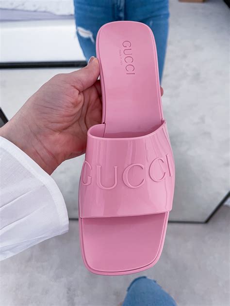 gucci jelly heel sandals|Gucci jelly sandals sale.